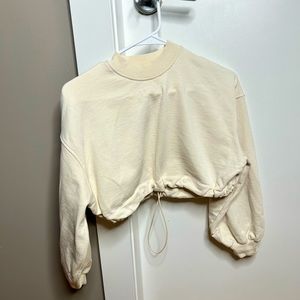 OAK + FORT Cropped Shirt - SIZE XS